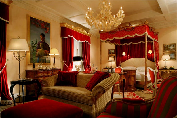 Salão de entrada do hotel Excelsior